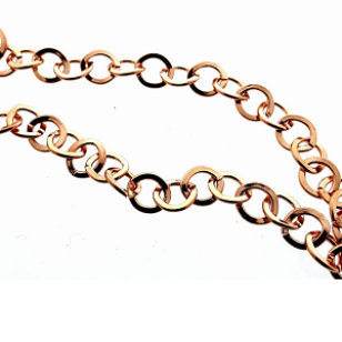 Schakel ketting rose 8mm per meter